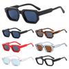 Small Square Frame Sunglasses Punk Sun Glasses Trendy Shades  for Women & Men