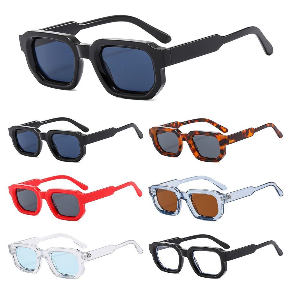 Small Shades UV400 Protection Sun Glasses Trendy Square Frame Sunglasses for Women & Men
