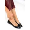 Claret Red Patent Leather Women's Ballerinas 19486