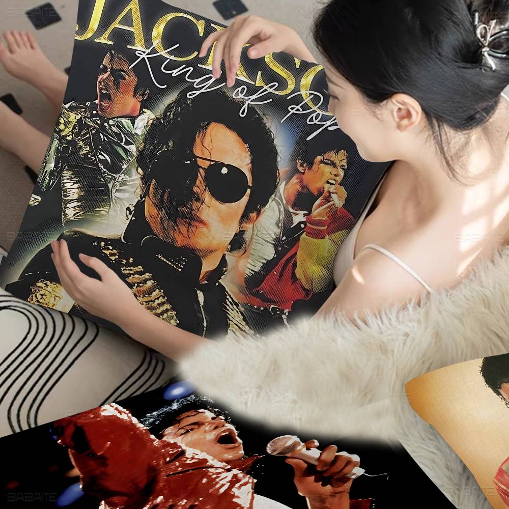 Pop Singer Michael Jackson Cushion Cover Pillow Cover Decor Pillowcase Printed Cushion Case For Couch
