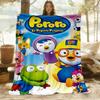 1 шт. Пледы Pororo Adventure для улицы, легкие, из фланели, мягкие и теплые, для использования в любое время года, для дивана, на открытом воздухе, в походе, в гостиной048