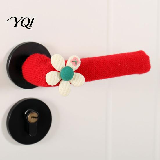 Silent Furniture Leg Protectors Knitted Doorknob Covers, Thick Anti?Slip Feet Protector Sleeves, Door Handle Covers Cushion Pads, Floor for Knobs &