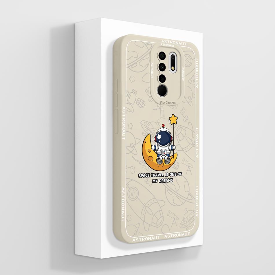Для Redmi 9 9A 9C 9T Чехол Милый Панда Мягкий Жидкий Силикон Корпус Телефона Для Xiaomi Redmi9 Power Высококачественная Прочная Задняя Крышка