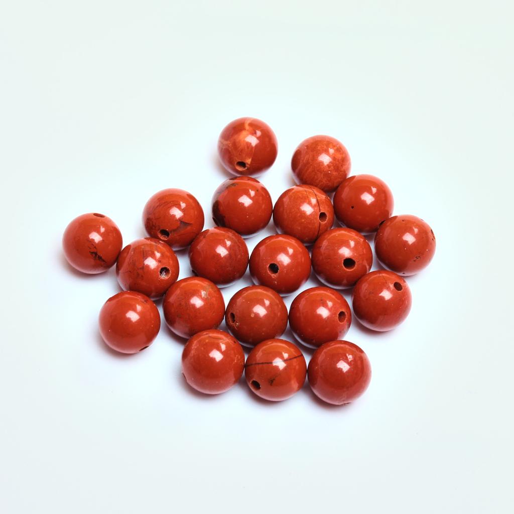 20/30/40 шт. 4/6/8/10 мм DIY круглые бусины из красного камня, подвески, аксессуары для изготовления ювелирных изделий, браслеты из натурального камня