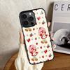 Pink Strawberry Cartoon S-Shortcake Phone Case For iPhone 16 15 14 13 12 11 Pro Xs Max Mini Plus Antislip Shockproof Hard Funda