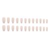 24 шт./коробка с желейными наклейками Long Ballet Press on Nails Simple Gradient False Nails Girl