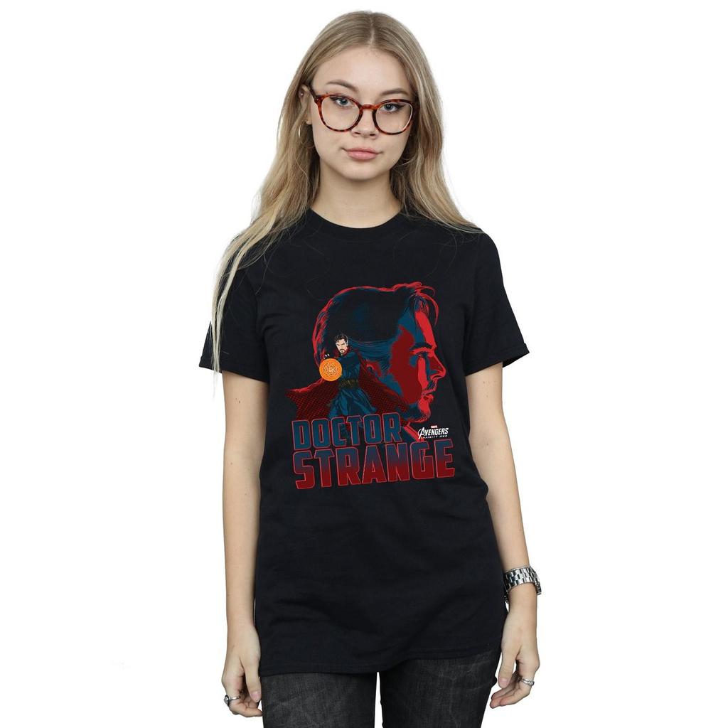 Avengers Infinity War Womens/Ladies Doctor Strange Cotton Boyfriend T-Shirt
