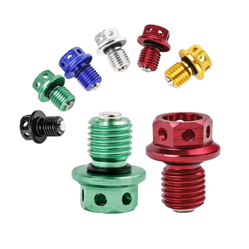 Motorcycle M12X1.5 CNC magnetic oil drain bolt suitable for SX/SX-F/EXC/EXC-F/EXC-R/XC/XC-W/XC-F CR CBR YZ YZF KLX KX motorcycle