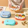 Мультфильм Аниме Bento Ланч-бокс Прямоугольный герметичный пластиковый школьный детский портативный микроволновый контейнер для еды школьный детский ланч-бокс