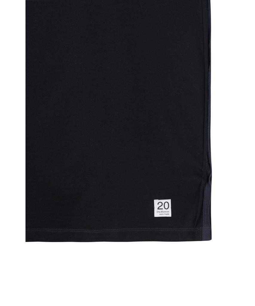 RECODE Color Blocked T-Shirt_Rktam25619Bkx