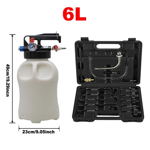 Pneumatic Transmission Oil Refilling Tool, Oil Refill Filling, ATF Adapters, 6L, 10LDispenser Pump Kit, Fluid Extractor Adaptor