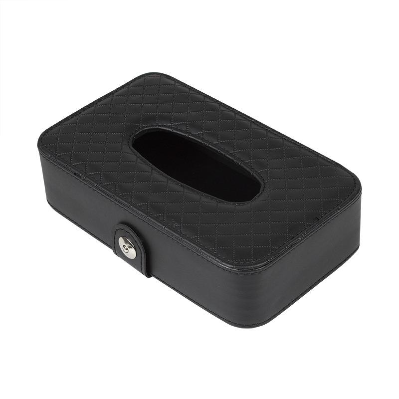 Car Tissue Bag, Leather Sunshade Car Backrest Paper Box, Car Tissue Box