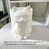 Многофункциональный настольный органайзер в форме кошки с 3D бантом, кавайный держатель для ручек и кистей для макияжа, 1 шт.