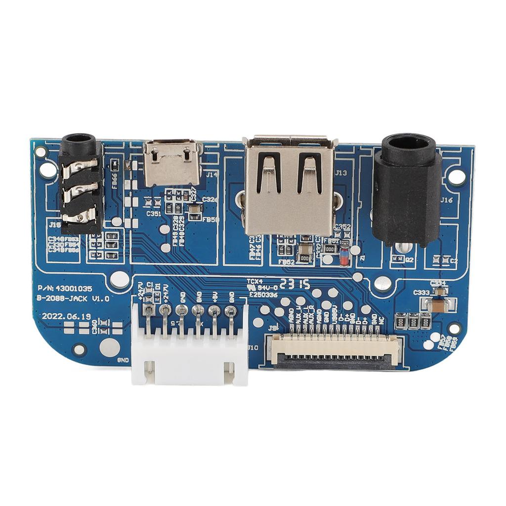 USB 2.0 AC2.5 Jack Разъем платы питания Bluetooth-динамик Плата USB-порта для зарядки для Boombox 2 ND