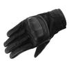 Komine Motorcycle Gloves CE Protective Leather XL GK-2173 Gloves, Black,