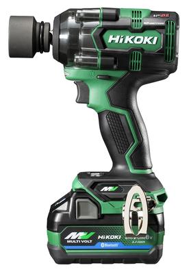 Ударный гайковерт HiKOKI 36V WR36DH с максимальным моментом срыва 650 Нм и максимальным моментом затяжки 350 Нм, с кейсом (2XPSZ) Нм, Bluetooth,