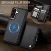 For Samsung Galaxy A26 5G Case JEEHOOD J09 RFID Blocking Card Holder Leather Back Phone Cover Magnetic Case