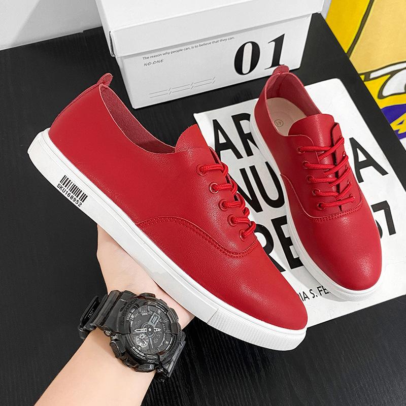 Men's shoes student casual board shoes breathable four seasons white shoes men's trend