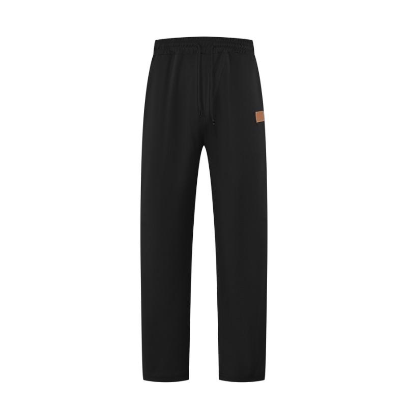 Весенняя мода прямые повседневные брюки мужские спортивные штаны на кулиске эластичная талия микро свободные нейтральный ветер спорт тренд универсальный