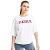 SikSilk Womens/Ladies Sparkle Boxy Crop T-Shirt