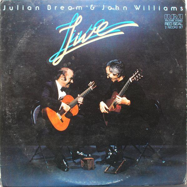 Виниловая пластинка JULIAN BREAM JOHN WILLIAMS 7 Live ARL23090 RCA Red Seal 1979 США Классика Б/у