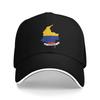 Colombia Heart Colombian Heartbeat Vintage Colombia Map Sun Baseball Cap Spring Unisex Trucker Hat Cool Outdoor Sports Snapback Cap