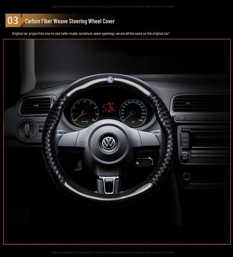 Jeep Compass, Wrangler, Cherokee, Renegade, Grand Commander & Grand Cherokee Steering Wheel Cover