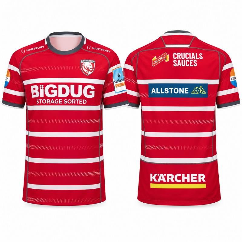Джерси Gloucester Rugby 2026, Спортивная футболка сборной Италии по регби, Унисекс, С коротким рукавом, Быстросохнущая, Дышащая футболка, Мужская, Женская, Y2k