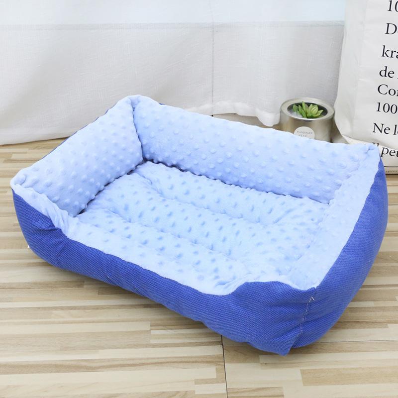 Гнездо для питомца Doudou Velvet Теплый плюшевый коврик для собак, наступающий на молоко, гнездо для сна для собак, 3D-массажное гнездо