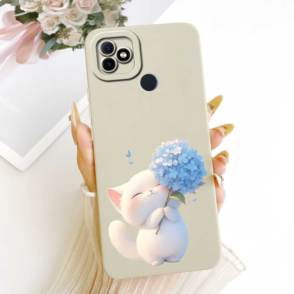 Cover For ITEL P36 2020 Case Cute Cat Butterfly Soft Silicone Phone Protective Shell For ITEL P 36 P36 Cases ITELP36 Coque