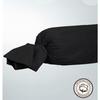 Bolster Case - High Quality - 100% Cotton - 45 X 185cm - Black - Machine Washable At 40°