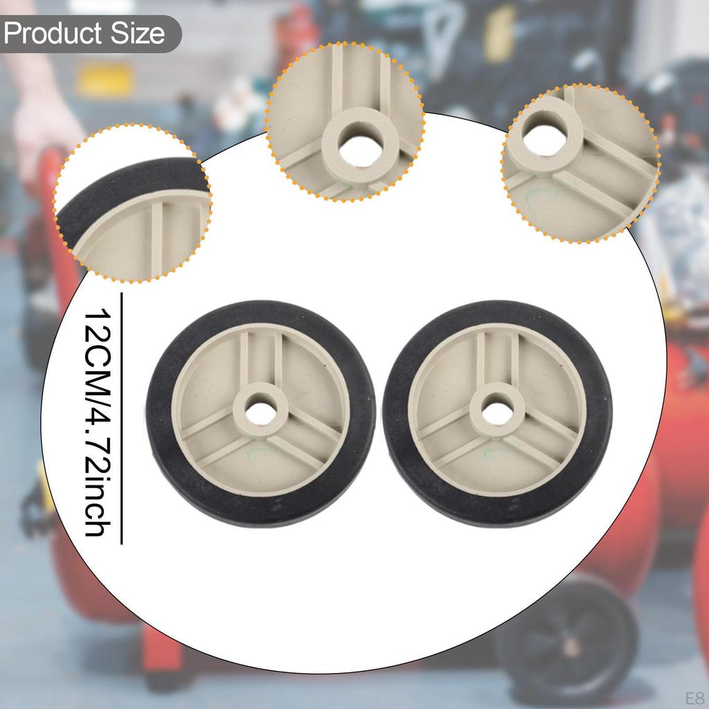 2 Air Compressor Wheels for Replacement and Transportation Needs