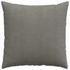 Sofa Cushions 2 Pieces Light Grey 60 x 60 cm Corduroy Fabric