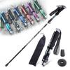 Outdoor Equipment Stick Aluminum Alloy Five-section Folding Walking Stick Outdoor Hiking Ultra-light Folding Climbing Stick