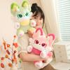 Cute Colour Big Tailed Phantom Fox Plush Toys Lovely Soft Stuffed Cartoon Animals Dolls Pillow For Birthday Christmas Gift