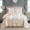 High-grade European Embroidery Cotton Bed Cover 3-piece Set Of Laminated Cotton Sheets Cotton Bedspreads
