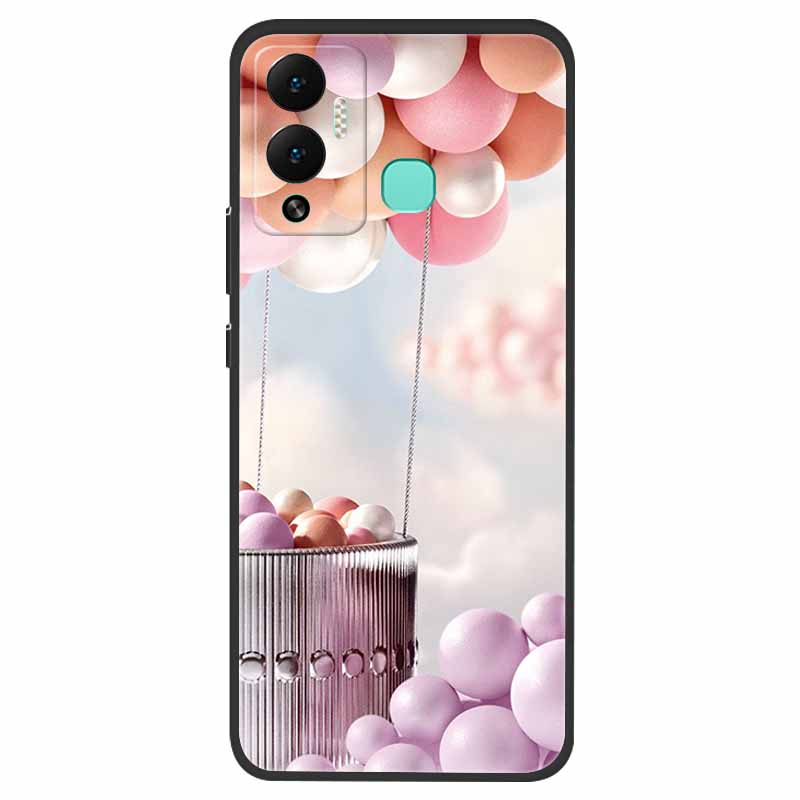 Для Infinix Hot 12 Play NFC Чехол X6816D Ударопрочный Силиконовый Мягкий TPU Чехол для Телефона для Infinix hot12 play NFC Чехол Бампер Funda