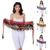 Women Multi-Color Belly Dance Hip Skirt Scarf Wrap Belt Hip Scarf Sequin