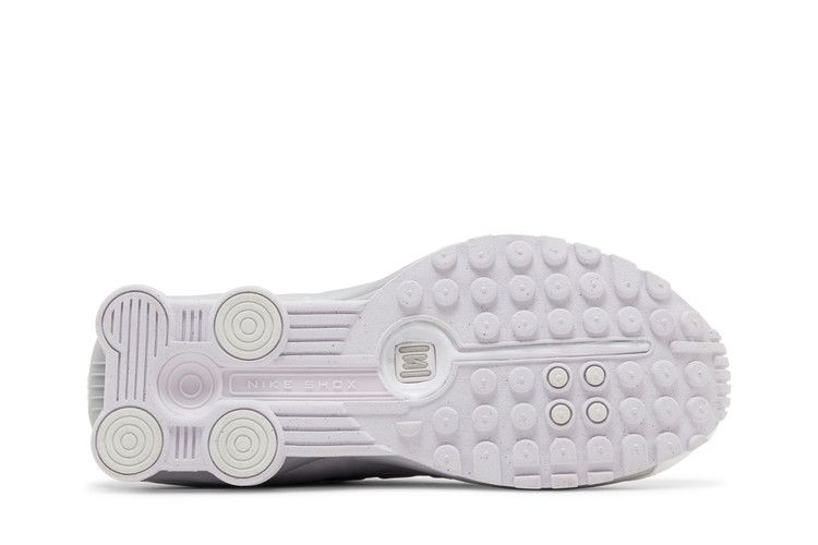 Nike Shox R4 White Metallic Platinum Barely Grape (Women's)
