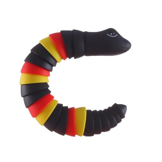 Игрушка-непоседа, гибкая, забавная, обучающая, портативная, для снятия стресса, декомпрессии, для детей и взрослых, сенсорная змея