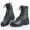 Fashion Lace Up Waterproof Outdoor Shoes Breathable Canvas Camouflage Tactical Combat Desert Ankle Boots Men Boots