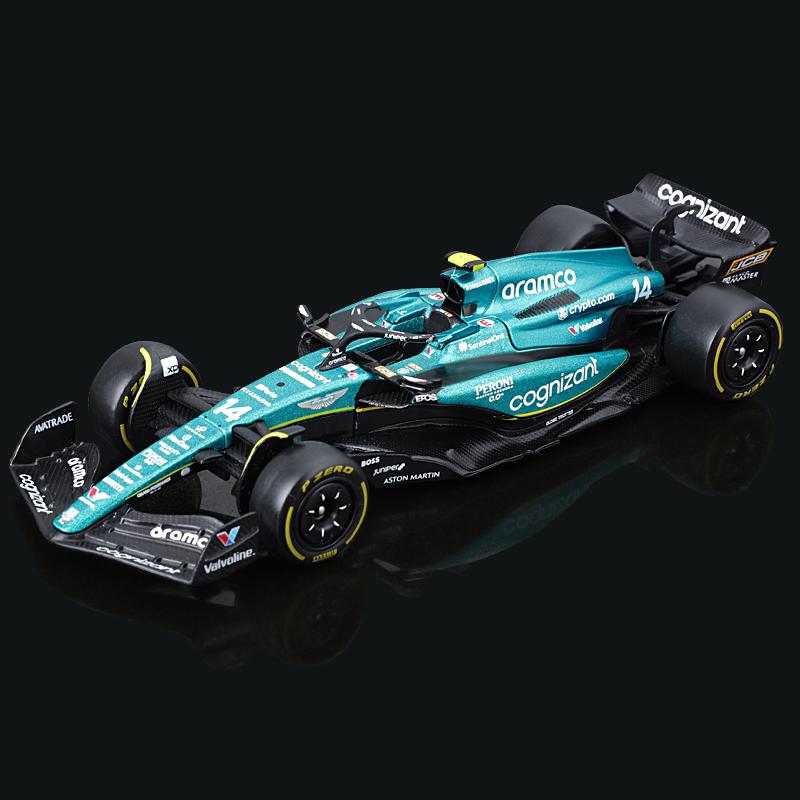 ABAC1 Bburago 1:43 2023 Модель F1 RB19 W14 SF23 C43 A523 AMR23 Гоночный Сплав Автомобиль Игрушка Red Bull Mercedes Alfa Romeo Apline