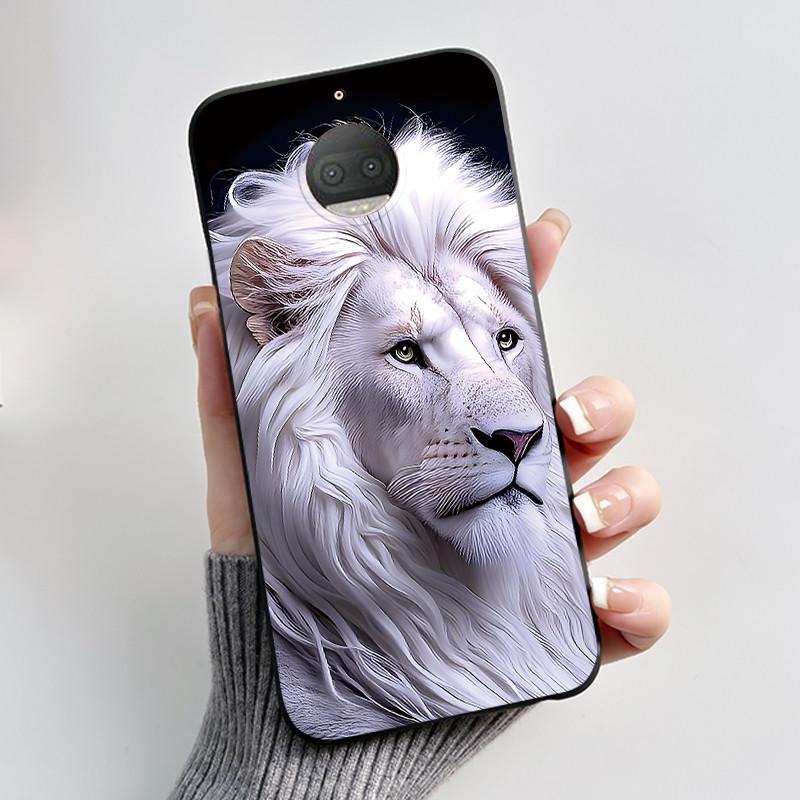 For Motorola Moto G6S Plus  Dreamy Pattern Shockproof Soft Cover For Motorola Moto G5S Plus Bumper Silicone Jelly Black Case