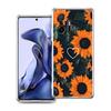 Эстетичный чехол для телефона с подсолнухом Для Xiaomi 14 13 12 Lite Mi 11 Ultra 11X 13T 12T 11T Для Poco X5 X4 X3 NFC F5 F4 M4 Pro 5G Чехол