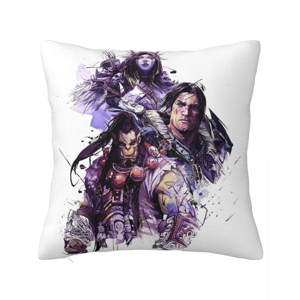 Pillow Cover World Of Warcraft Printed Cushion Cover Fashion Pillow Case For Living Room Chair Pillowcases