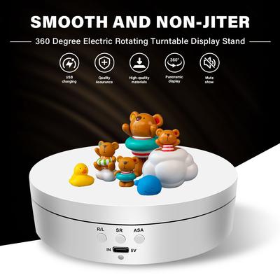 Подставка для украшений, USB-питание, вращающееся устройство для съемки. Электрический вращающийся поворотный столик на 360 градусов, подставка для демонстрации с тремя скоростями