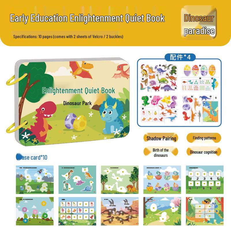 Книга-наклейка для раннего развития: Распознавание букв для детей 3-6 лет - Интерактивная развивающая игрушка