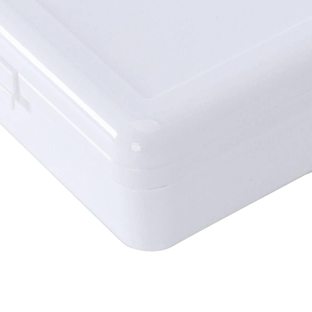 Clear Plastic Pencil Box Large Capacity Pencil Box Stacking Sketch Pencils Organizer for Case Office Supplies Storage Bo