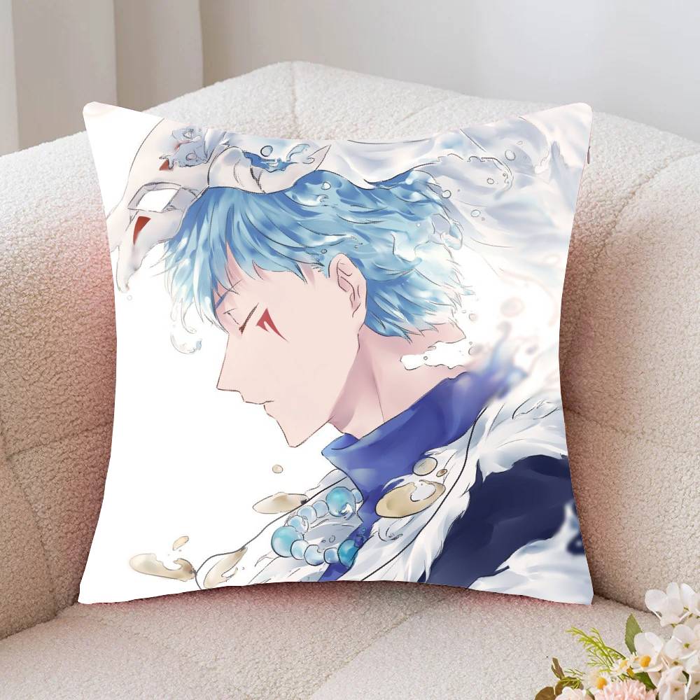 Shin Ah Anime Akatsuki No Yona Pillow Case Fashion Square Pillowcase Bedroom Sofa Room Ins Decoration Leisure