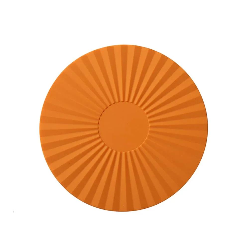 Silicone Round Table Mat Extra Thick Insulated Placemat Hot Pad Coffee Cup Coaster Pot Holder Kitchen Gadgets Accessories